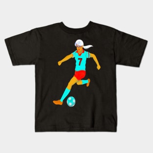 Copy of GIRL FOOTBALLER Kids T-Shirt